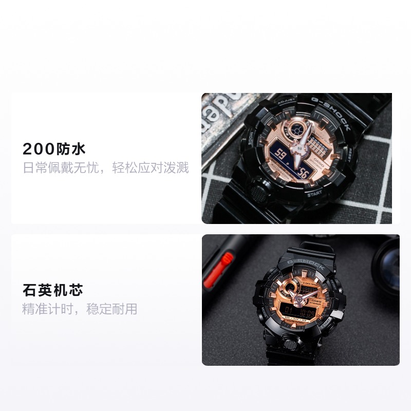 Мужские часы Casio G-SHOCK Youth (золотистые) — фото 2
