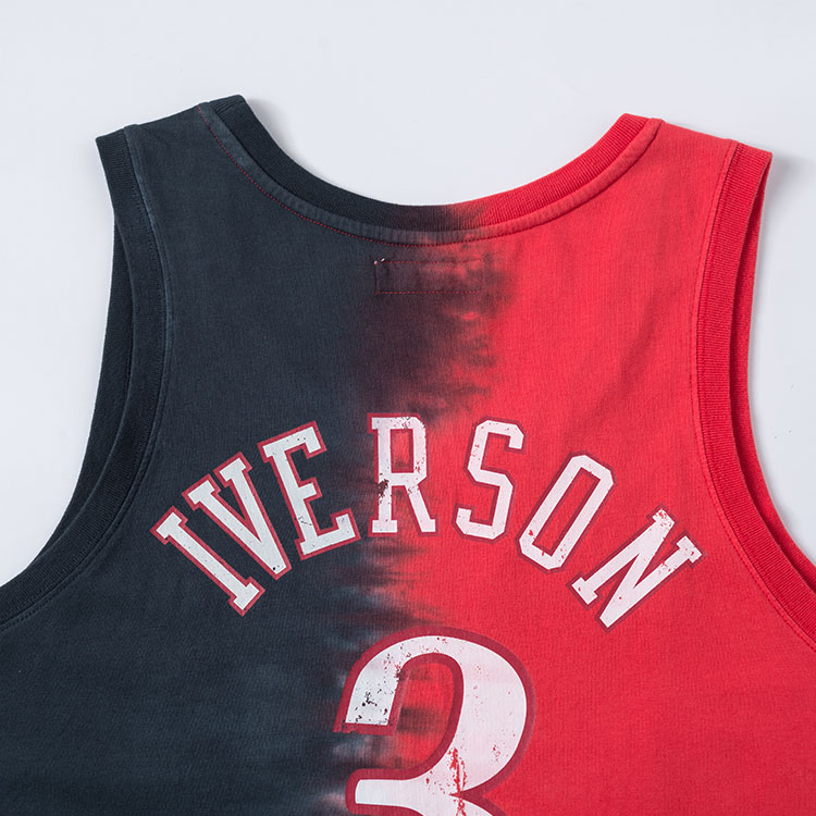 Mitchell Ness Basketball Jersey Men’s Red Black