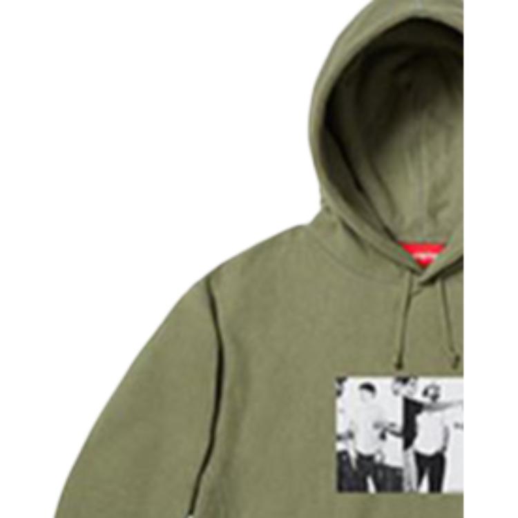 Худи Supreme SS19 (оливковый) — фото 3