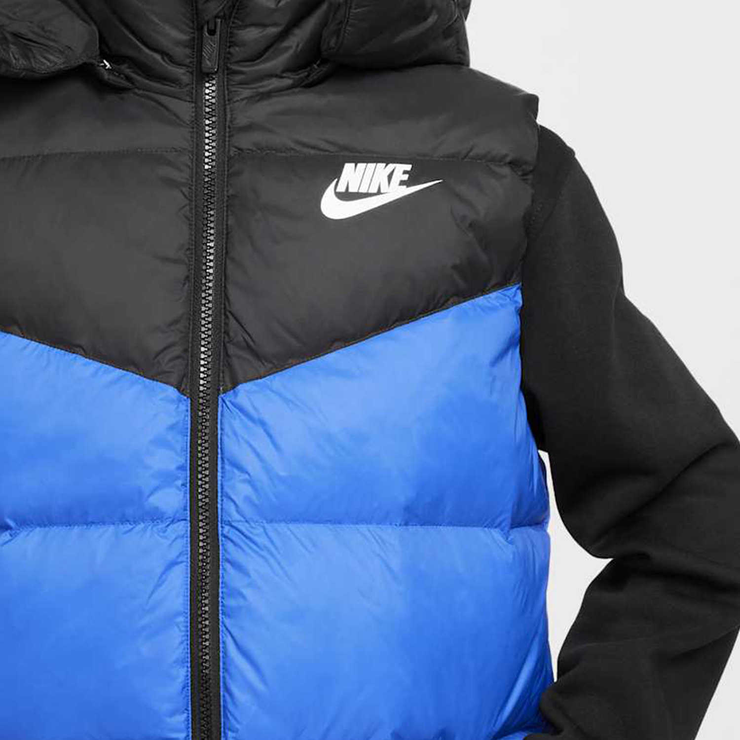 Пуховик Nike (синий) — фото 3