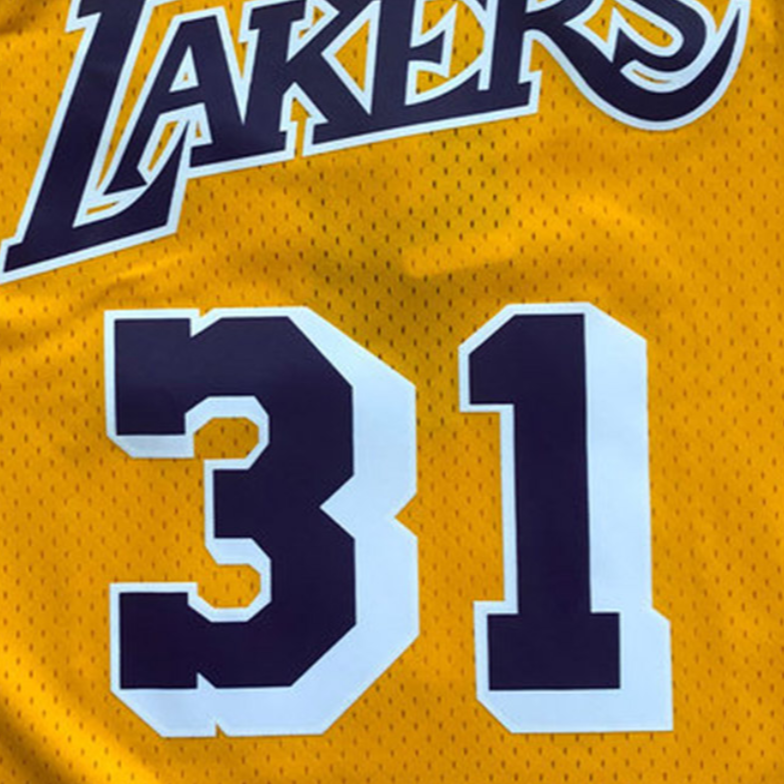 Mitchell Ness Basketball Jersey Unisex Yellow