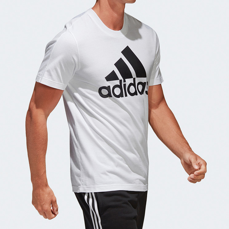Мужская футболка adidas (белая) — фото 4