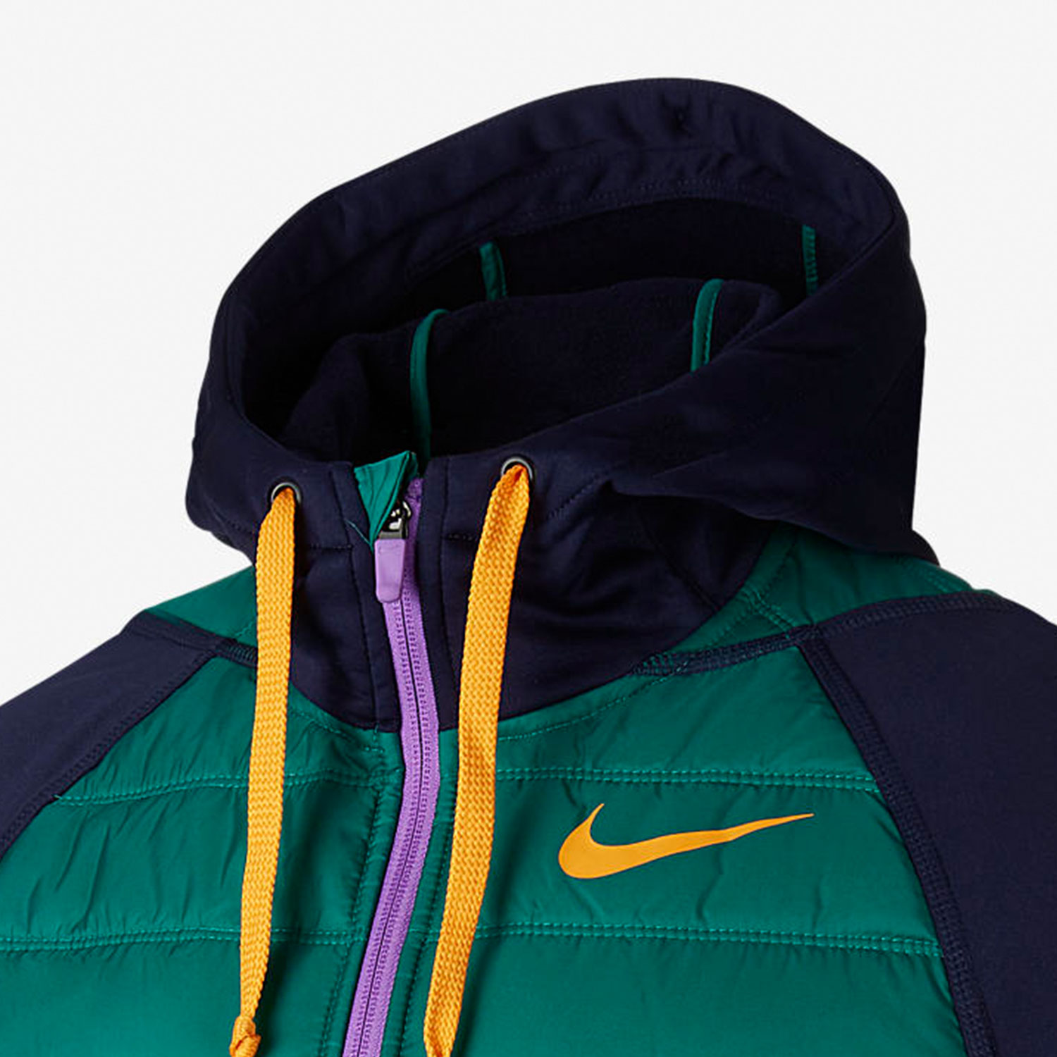 Мужская куртка Nike (сине-зеленая) — фото 3