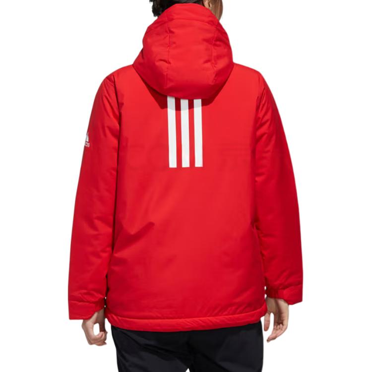 Женские куртка adidas CNY (красный) — фото 5