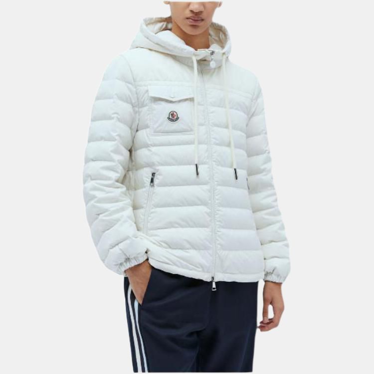 Женская куртка Moncler FW24 Akamante (белая) — фото 2