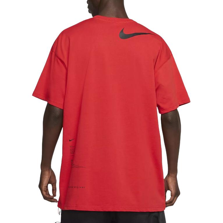 Мужская футболка Nike T (красная) — фото 4