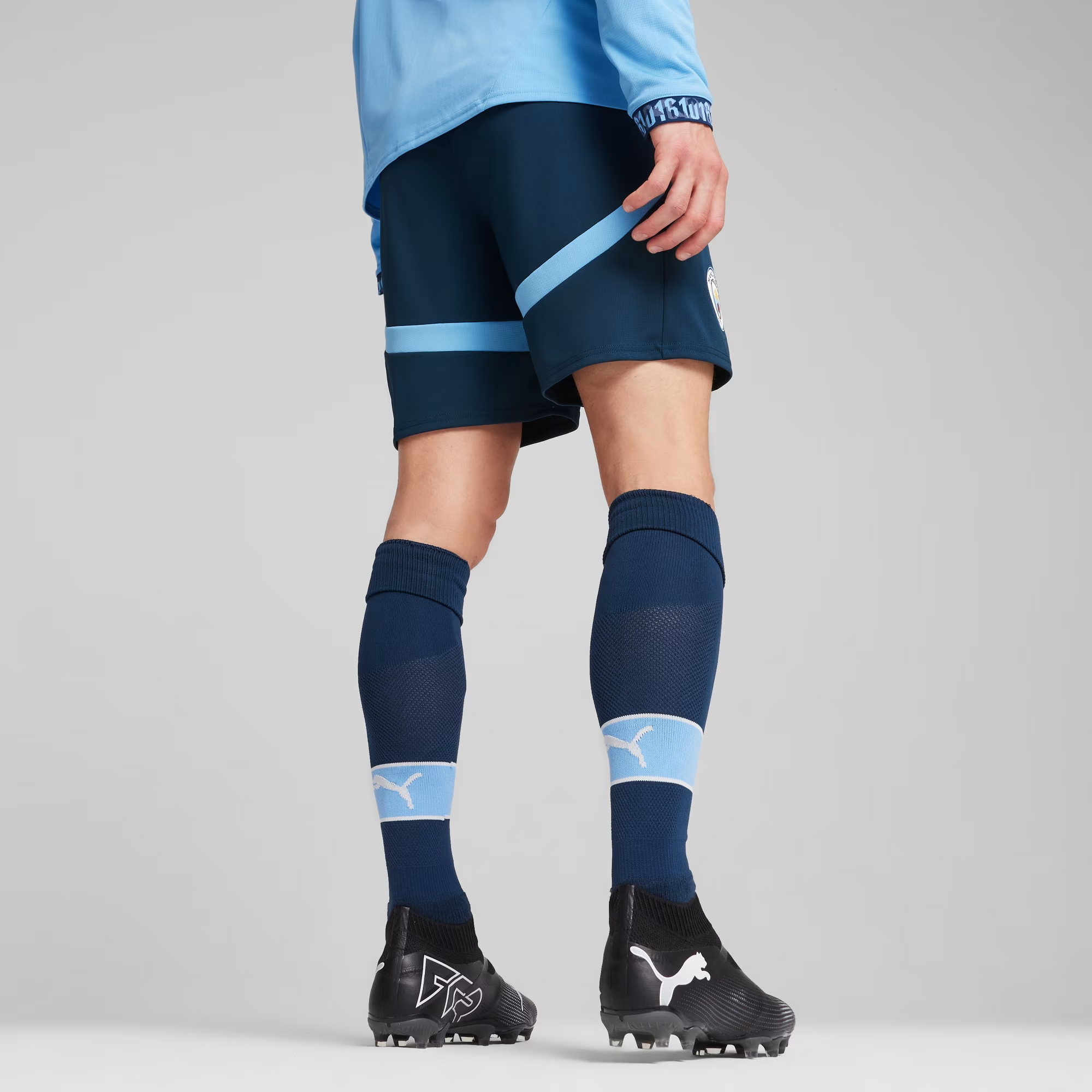 PUMA Manchester City 24/25 Shorts Men Sports Shorts Men’s Ocean Blue