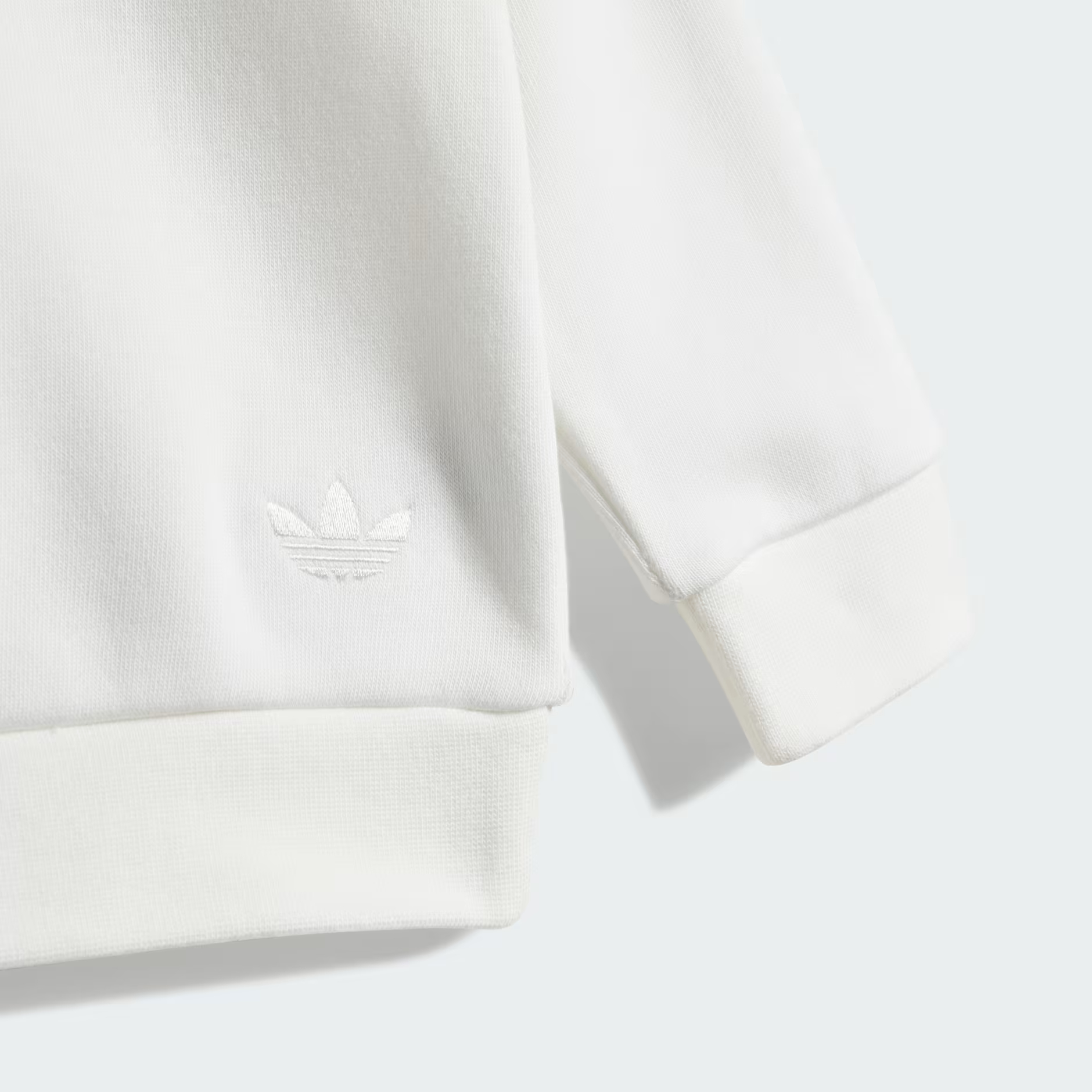 Мужской костюм adidas originals CREW SET Logo / (бело-черный) — фото 4