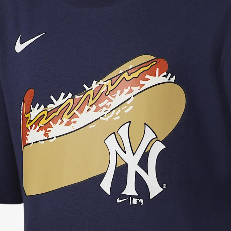 Футболка Nike×MLB T (темно-синий) — фото 4