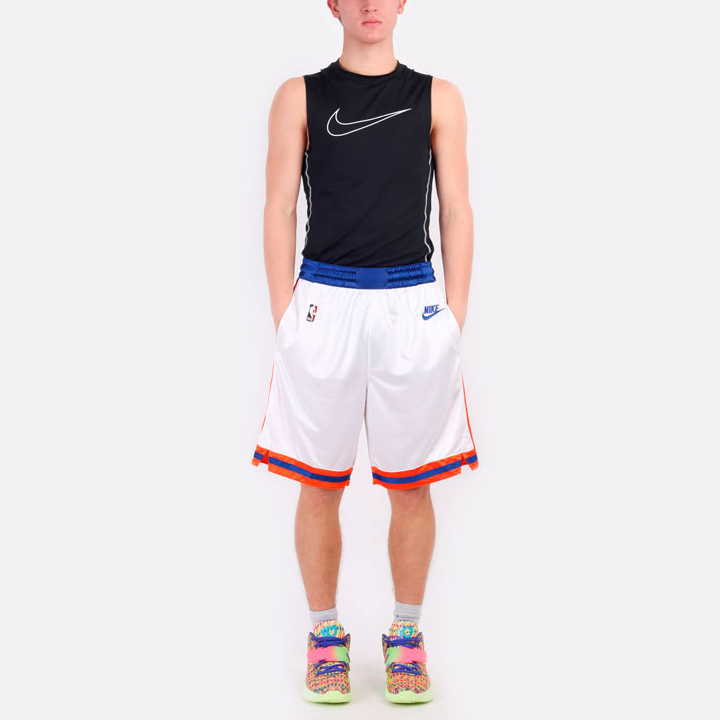 Nike DRI FIT NBA Basketball Shorts Men’s White Blue