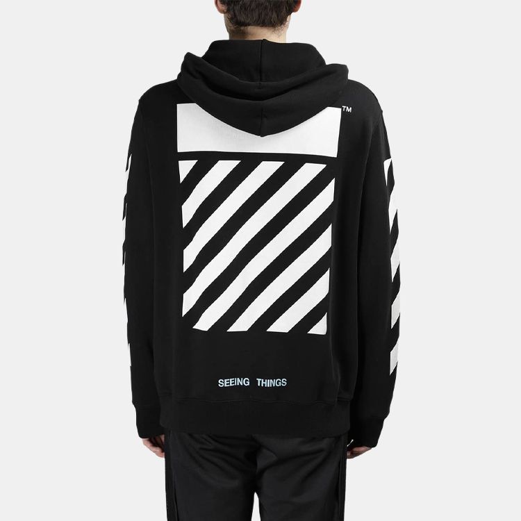 Мужское худи OFF-WHITE (черное) — фото 3