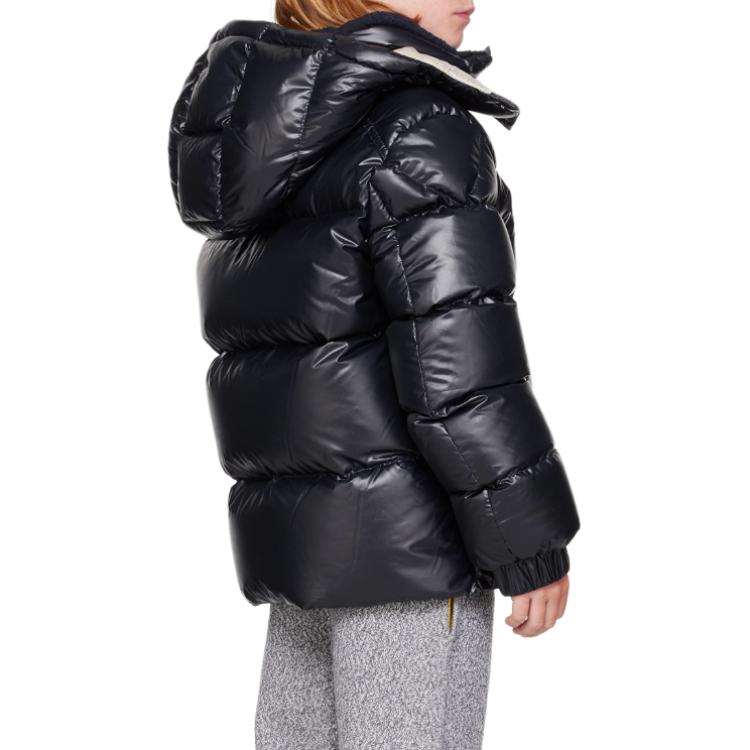 Куртка Moncler Yule Hooded Down Jacket (темно-синяя) — фото 5