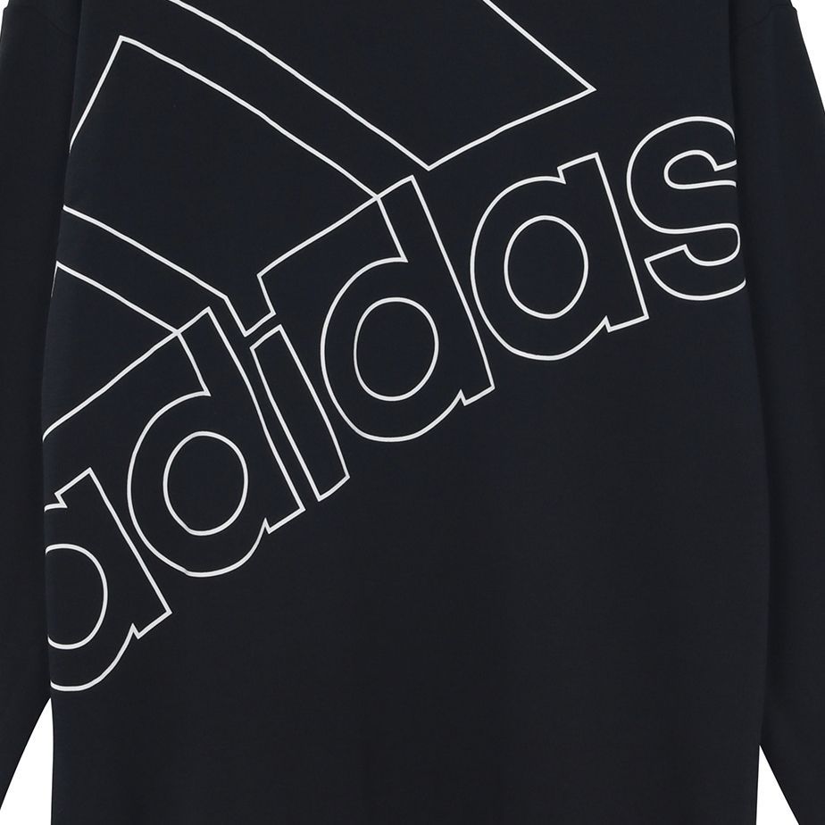 Мужское худи adidas U Favs Q1 Swt Logo (черный) — фото 7