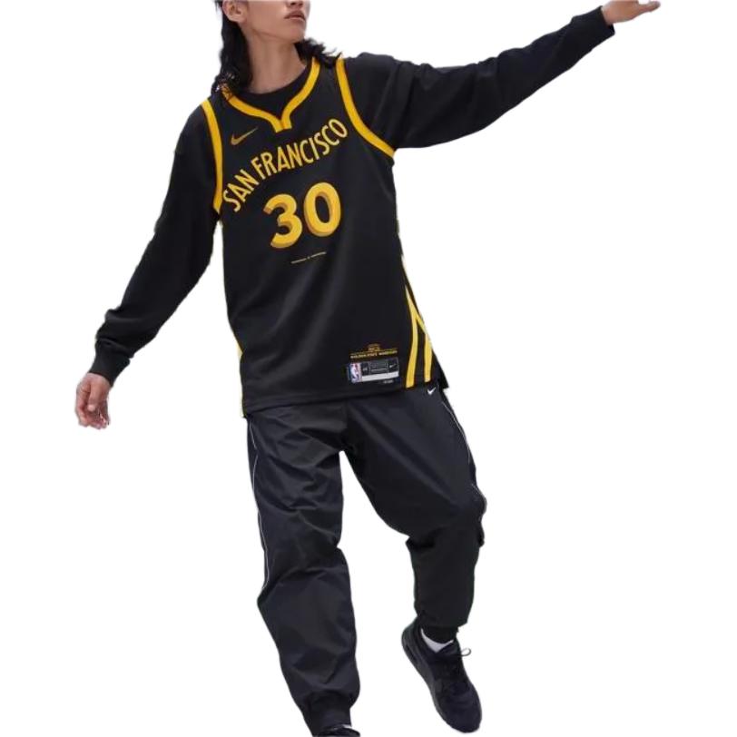 Nike Basketball Jersey Men’s Black Gold