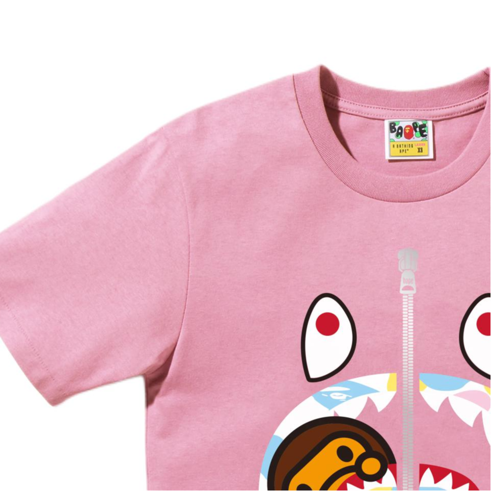 Женская футболка A BATHING APE SS26 T (белая) — фото 2