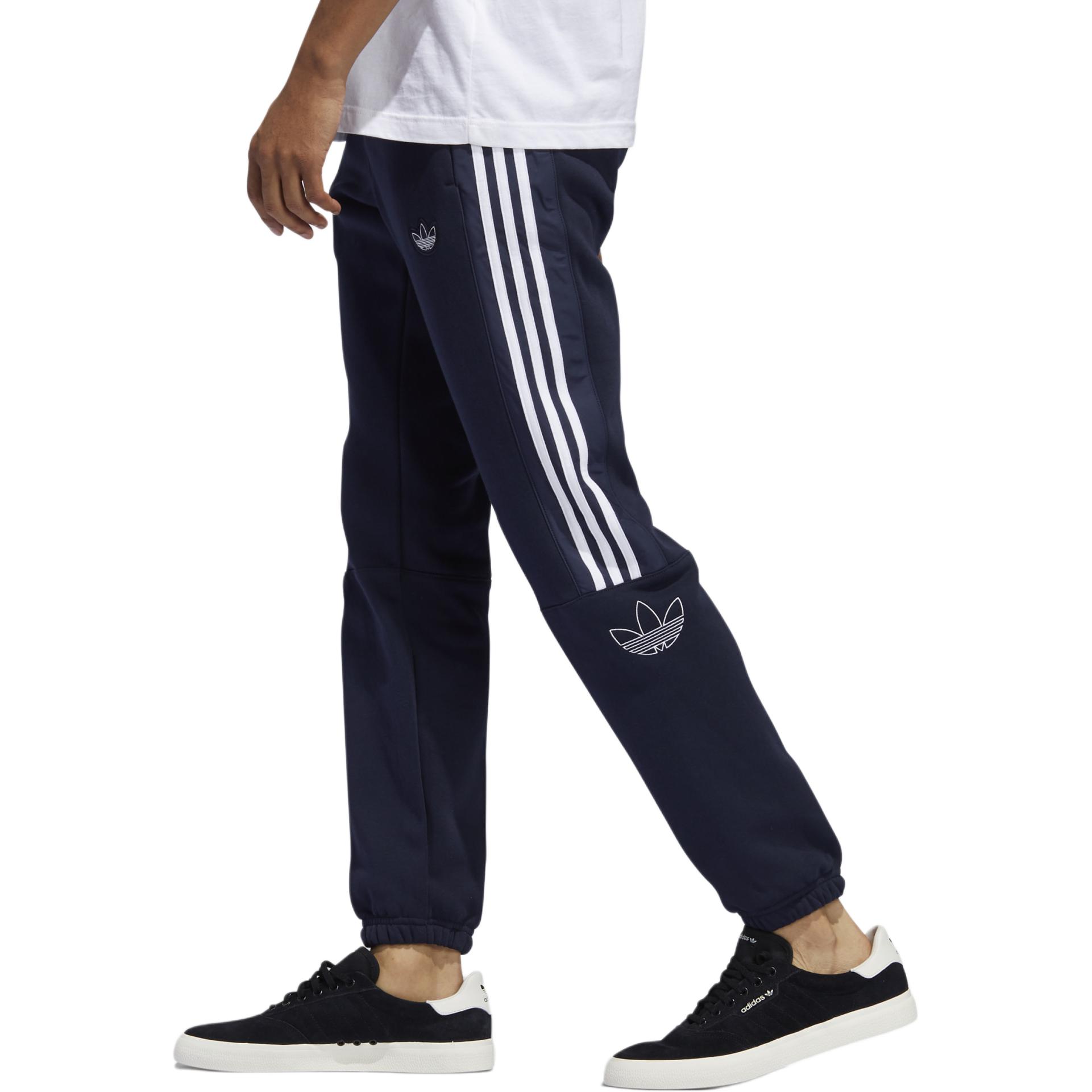 Мужские штаны adidas originals (темно-синие) — фото 4