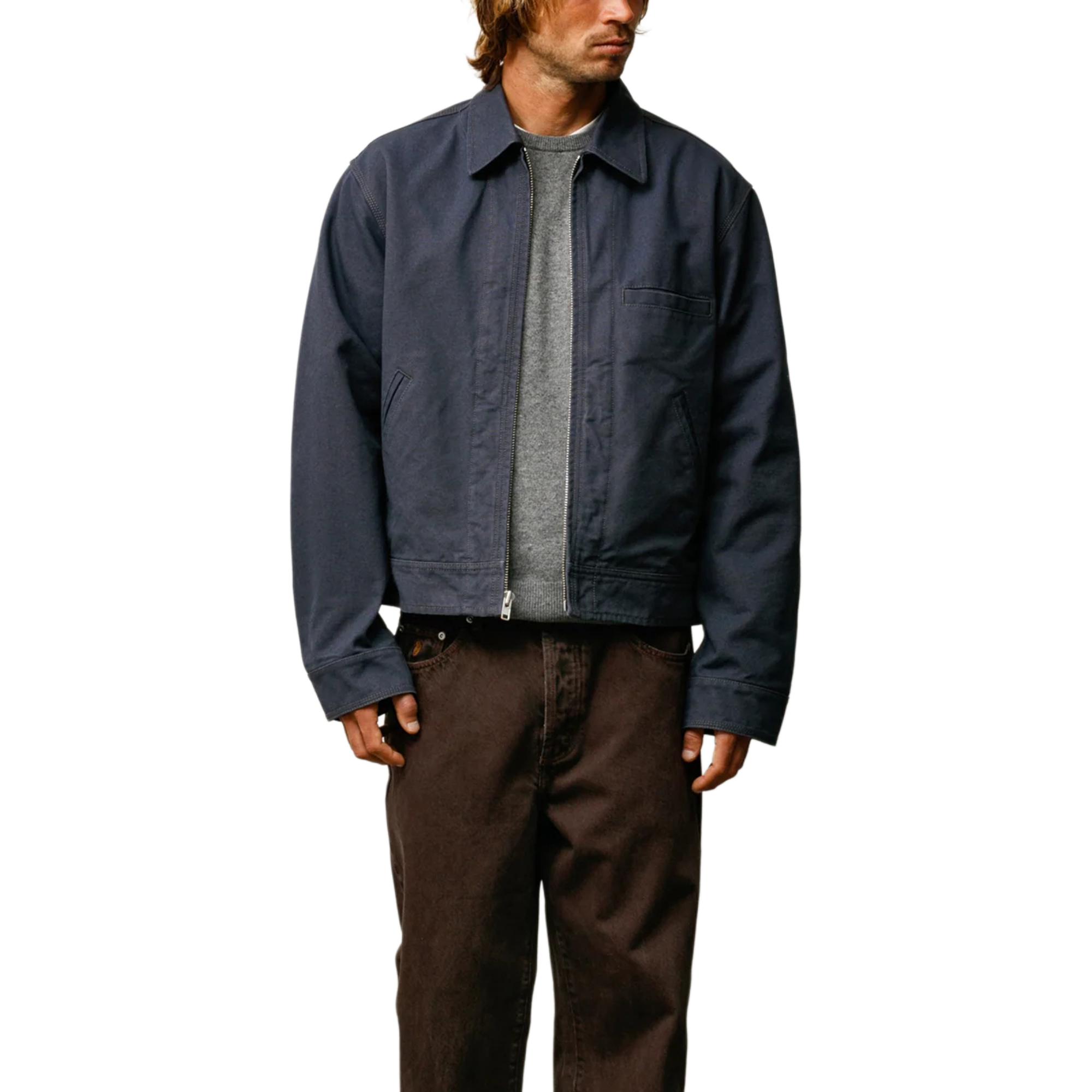 Куртка Stussy SS26 Work Jacket Collared (коричневая) — фото 6
