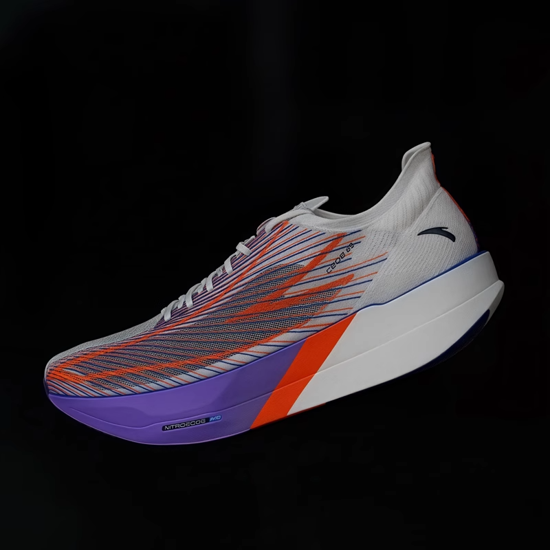 Anta C202 G9 Low top Running Shoes Women’s Purple Orange White
