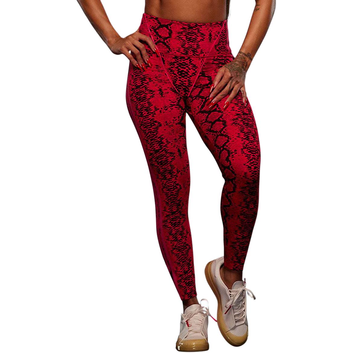 Adidas Ivy Park Allover Print Tights Red/Black