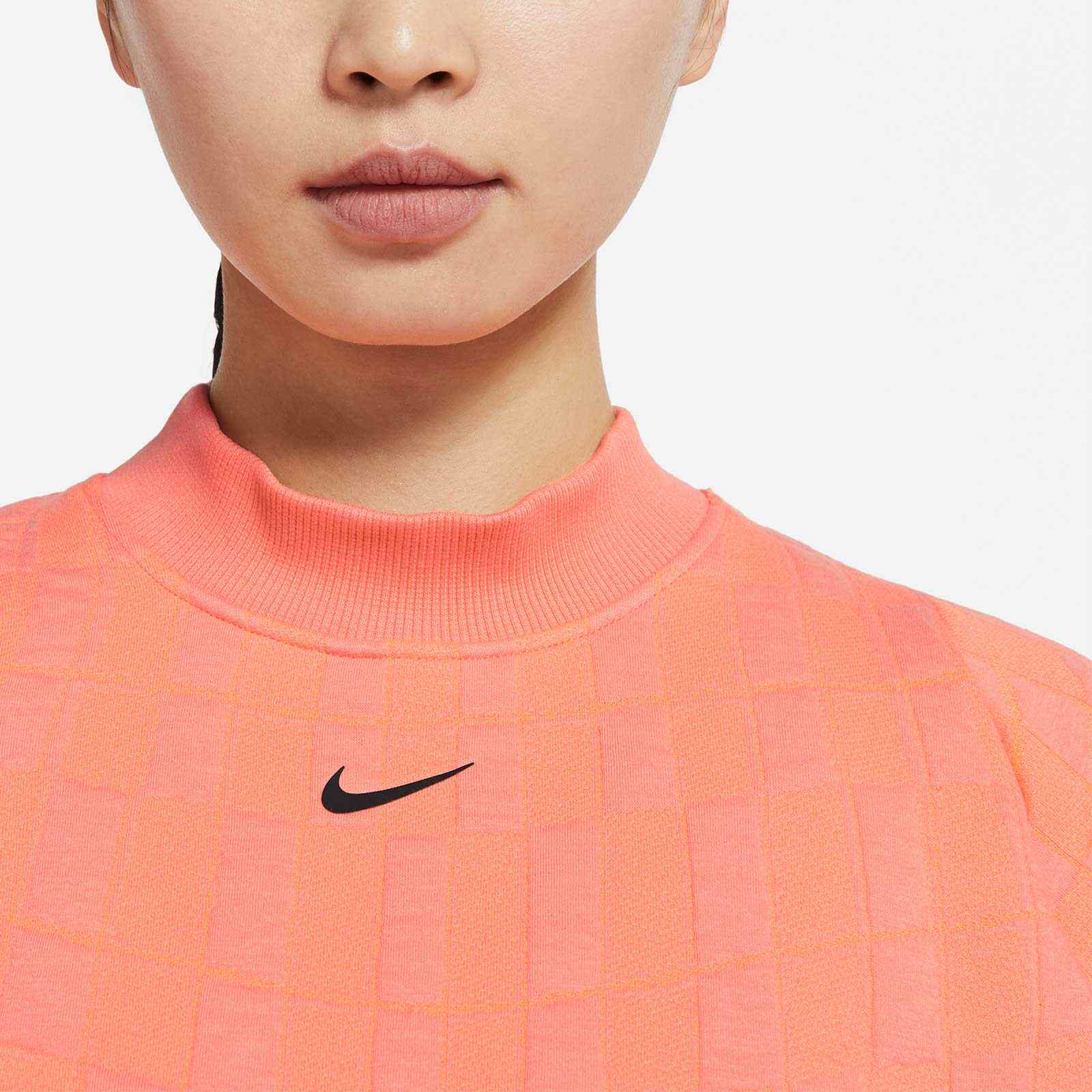 Женский свитшот Nike (оранжевый) — фото 6