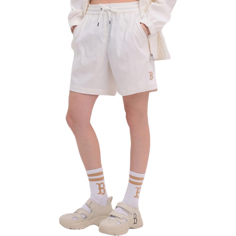 MLB Boston Red Sox Sports Shorts Unisex Cream Moderate