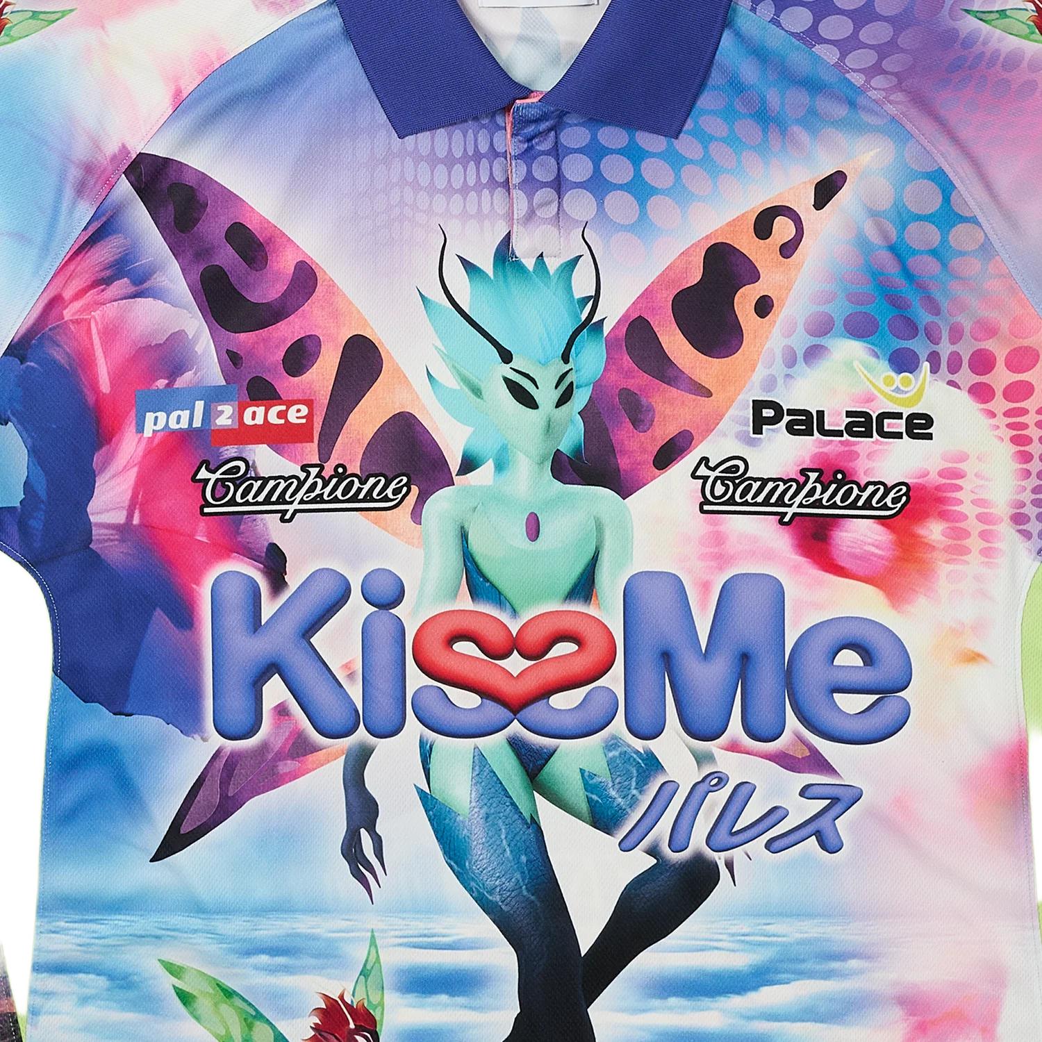 Поло Palace SS25 Drop5 FAIRY JERSEY Polo (синее) — Синий — фото 3