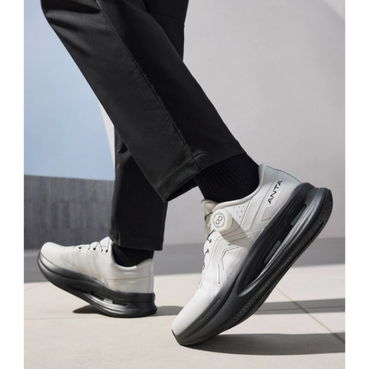 Anta Shen Xing Pro Slip Resistant And Abrasion Resistant Coverage Low top Training Shoes Men’s Gray