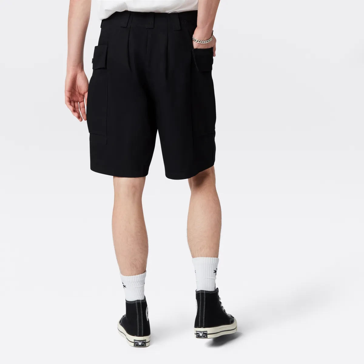 Мужские шорты Converse Cargo Short (черные) — фото 5