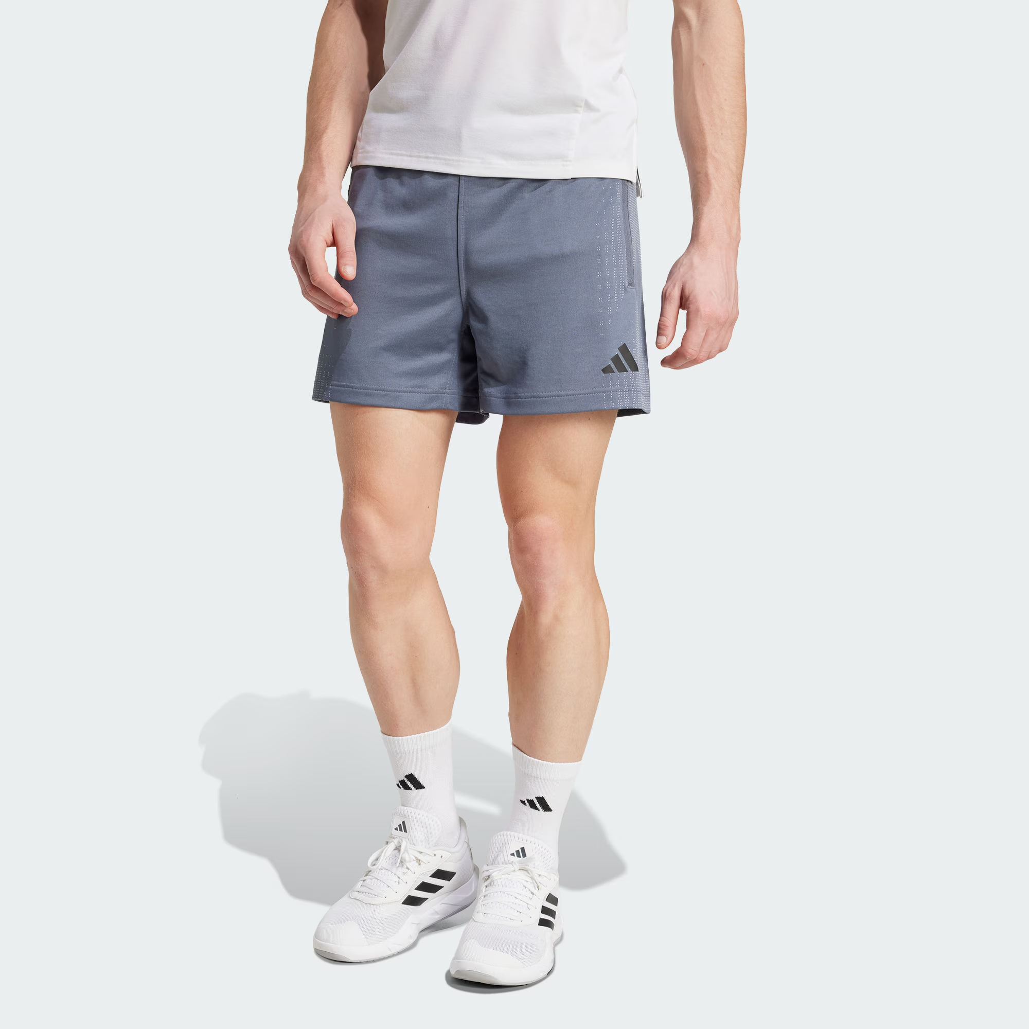Adidas AirchillClimacool Sports Shorts Men’s Asphalt Gray/Light Silver Gray