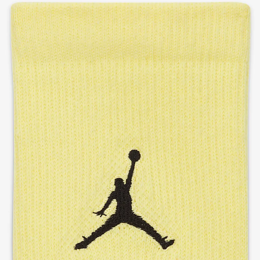 Носки Jordan Flight Logo (желтые) — фото 5