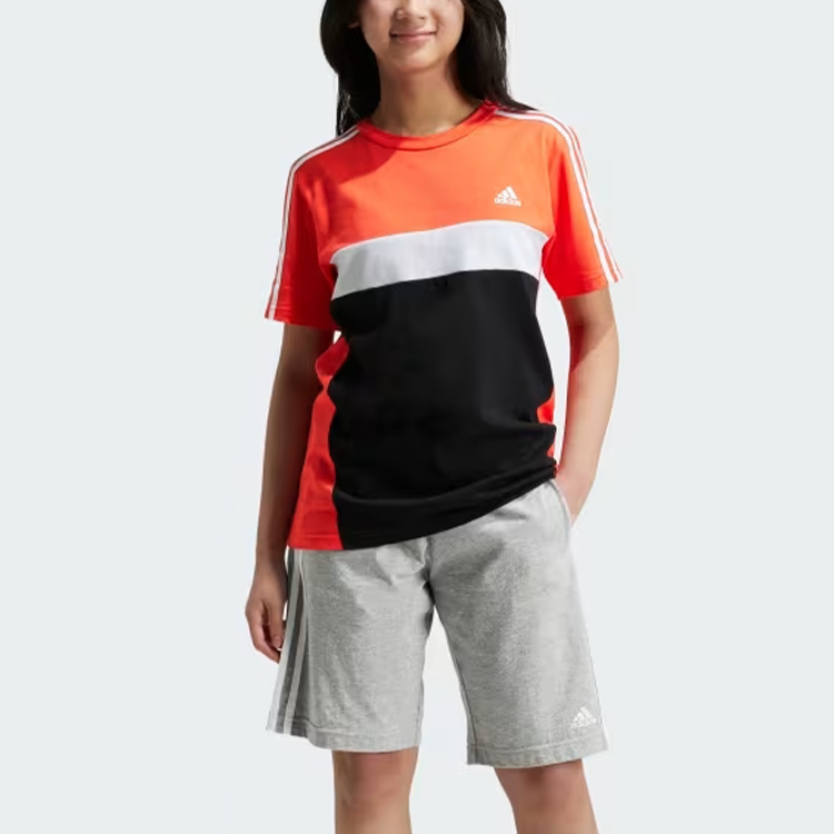 Шорты adidas ESSENTIALS / (серые с белым) — фото 4