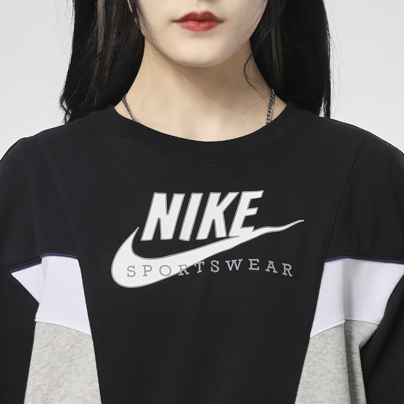 Женский свитшот Nike (черный) — фото 6