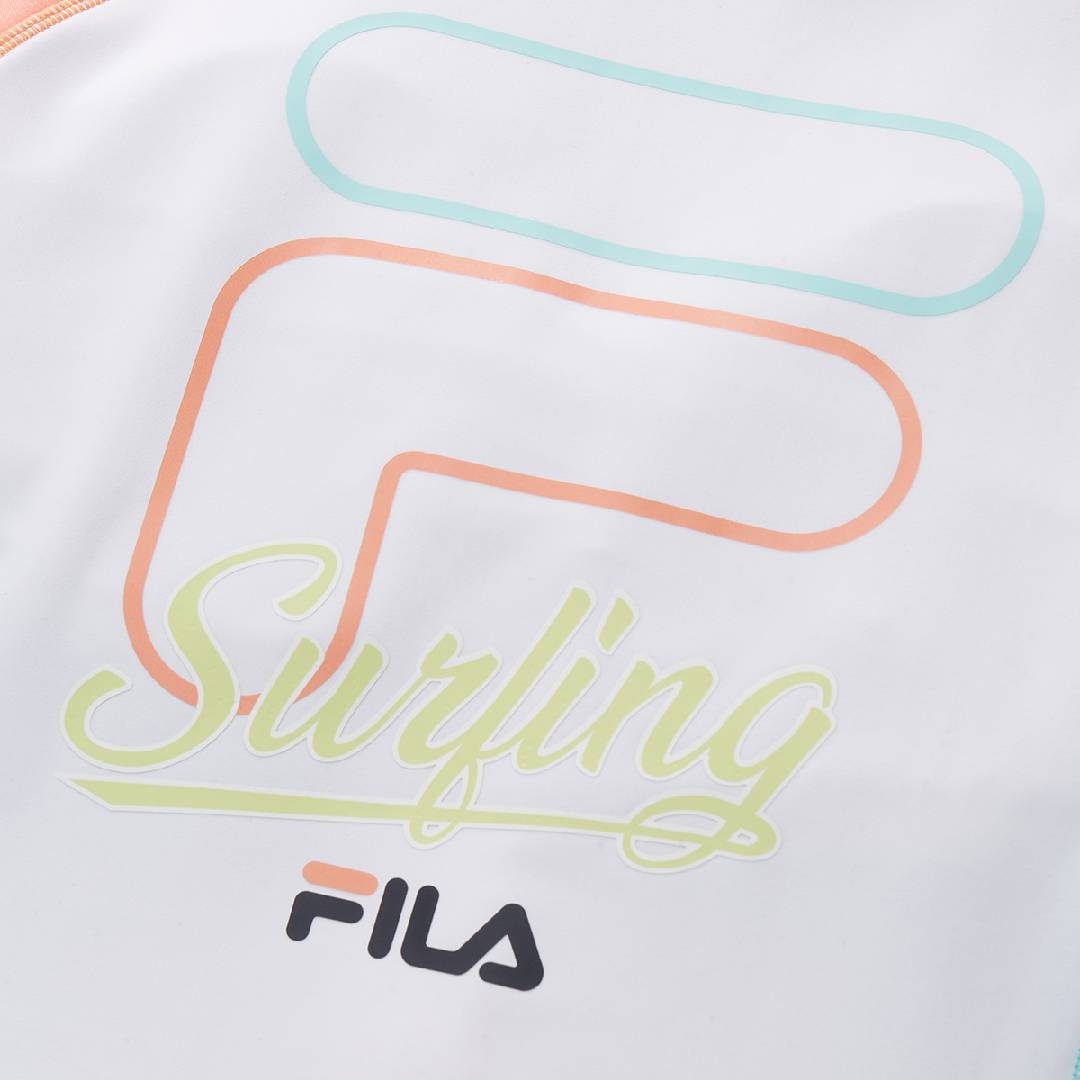 Женская куртка Fila KIDS (белая) — фото 3