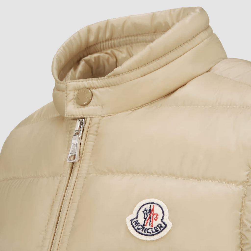 Детский жилет Moncler (светло-коричневый) — фото 3