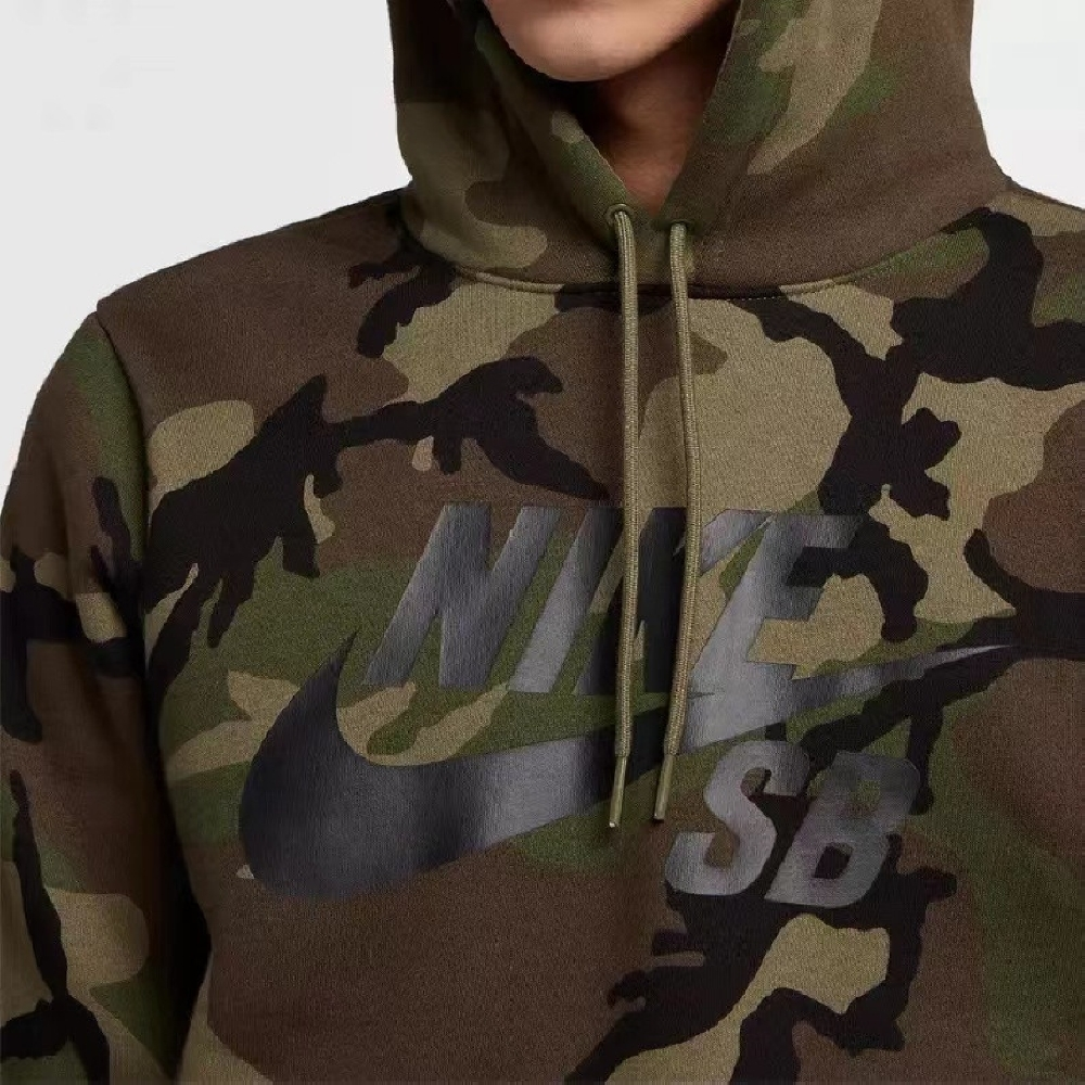 Мужское худи Nike (оливковое) — фото 4