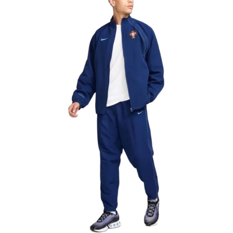 Nike Portugal 2004 Reissue Football Replica Tracksuit Bottoms Soccer Bottom Men’s Vacuum Blue/University Blue