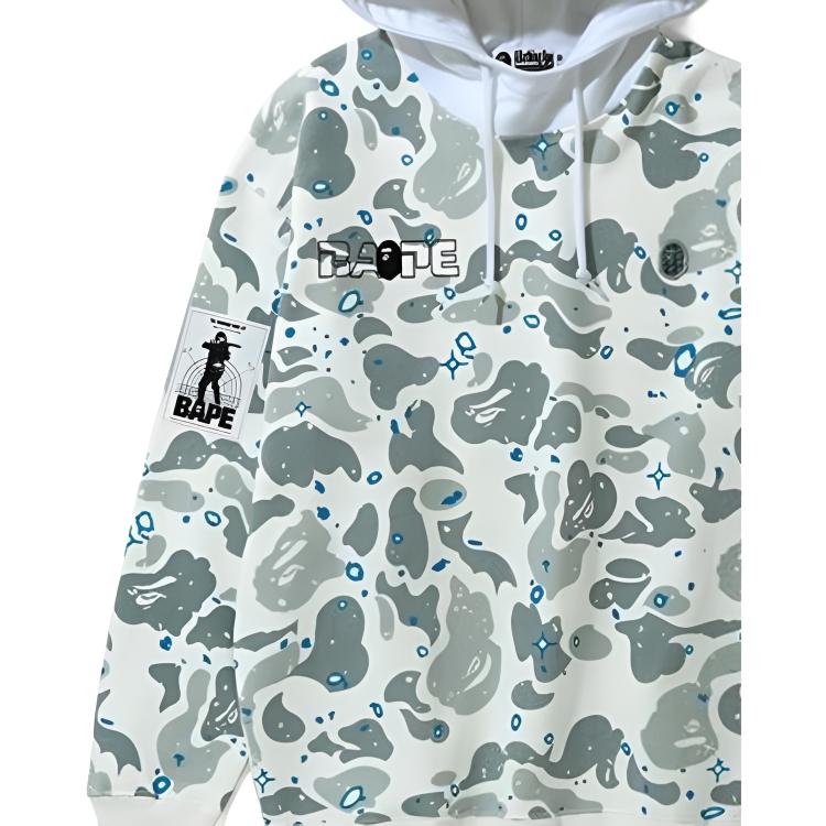 Женское худи A BATHING APE (разноцветное) — фото 4