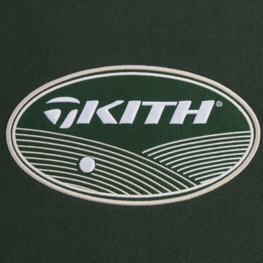 Худи KITH × TaylorMade SS24 logo (зеленое) — фото 3