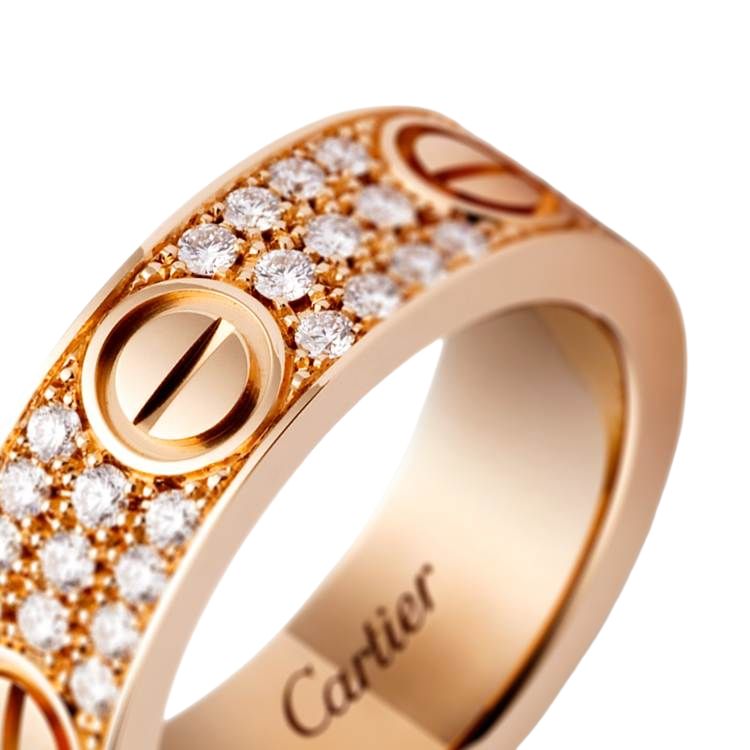 Кольцо Cartier LOVE (розовое золото) — фото 5