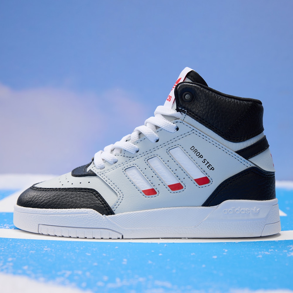 Детские кеды adidas originals Drop Step EL J (черно-серые) — Чёрныйсерый — фото 3