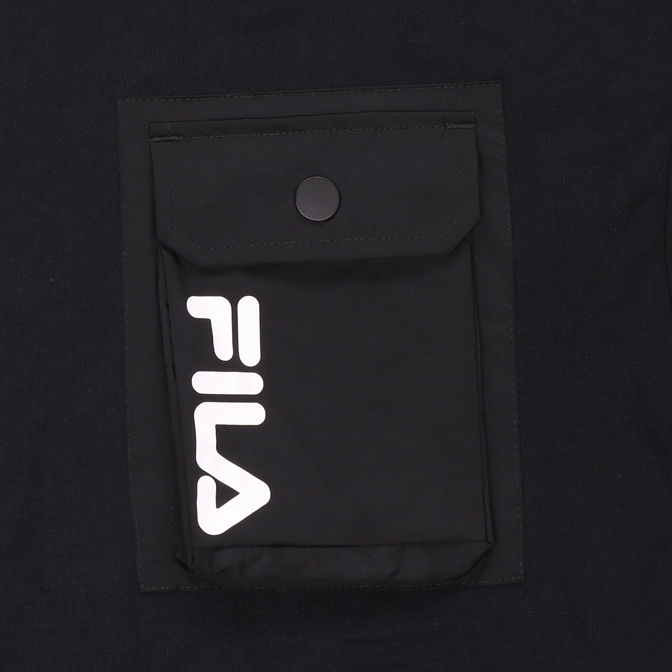 Мужская худи Fila FUSION (черная) — фото 4