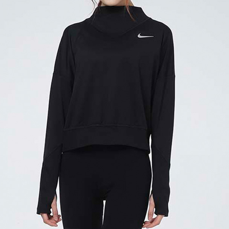 Женская футболка Nike (черная) — фото 4