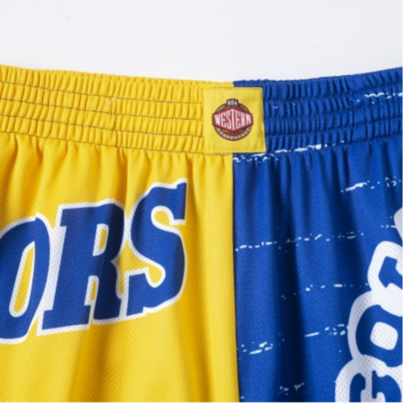 Mitchell Ness Basketball Shorts Men’s Yellow Blue