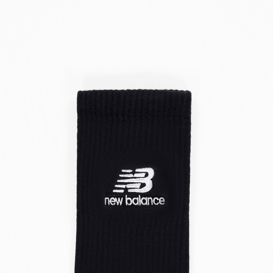 New Balance Crew Socks Unisex 1 Pack Black