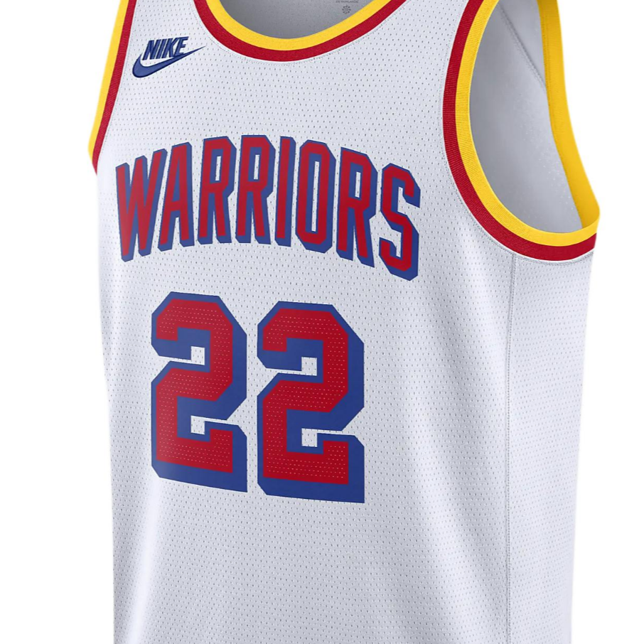Nike DRI FIT NBAGolden State Warriors Andrew Wiggins Basketball Jersey Men’s White