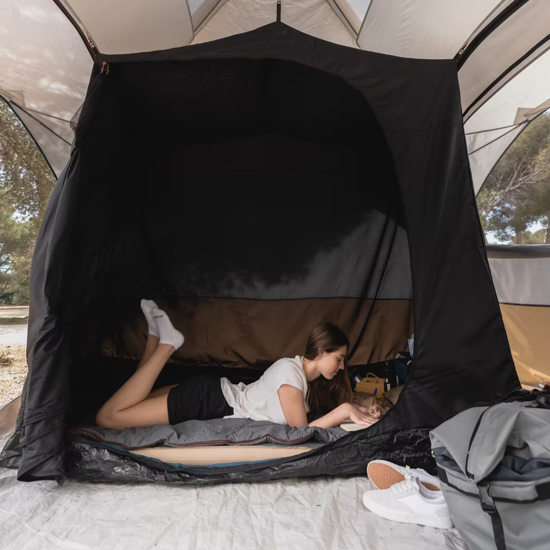 DECATHLON Manual Setup Camping Tent Spherical Tent Outdoor