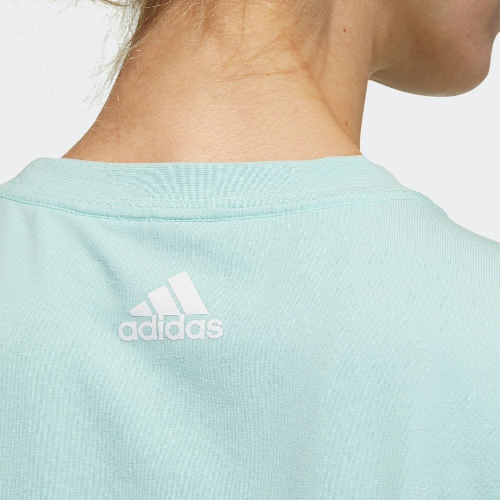 Женская футболка adidas Fi Tee Mountain (зеленая) — фото 5