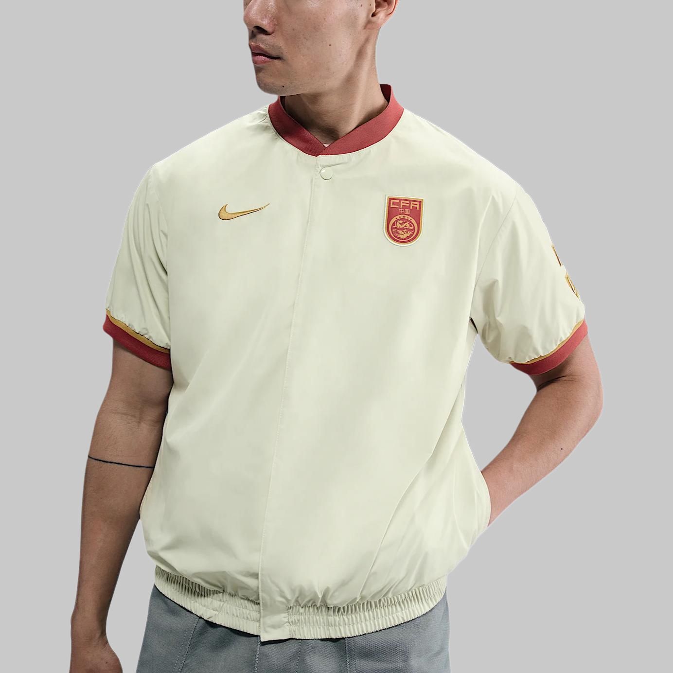 Nike SS25 Soccer Jersey Men’s Ecru