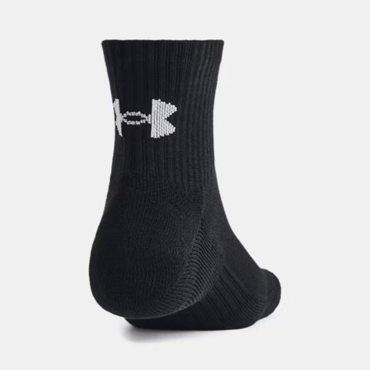 Under Armour Ankle Socks Unisex 3 Pack Black