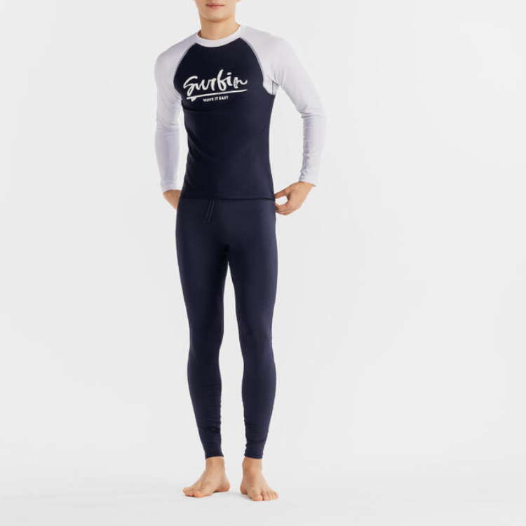 DECATHLON Diving Wetsuit Men’s Gray Blue/Snow